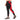 Nylon Compression Pant and Full Tights For Men (BLACK/RED)