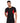 Men's Polyester Compression Tshirt Half Sleeve (Black/Red)