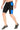 Men's Nylon DC Pocket Compression Shorts and Half Tights (Black/Royal Blue)