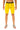Men's Nylon Compression Shorts and Half Tights (Yellow)