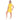 Activewear Collar Neck Dress For Women (Yellow)