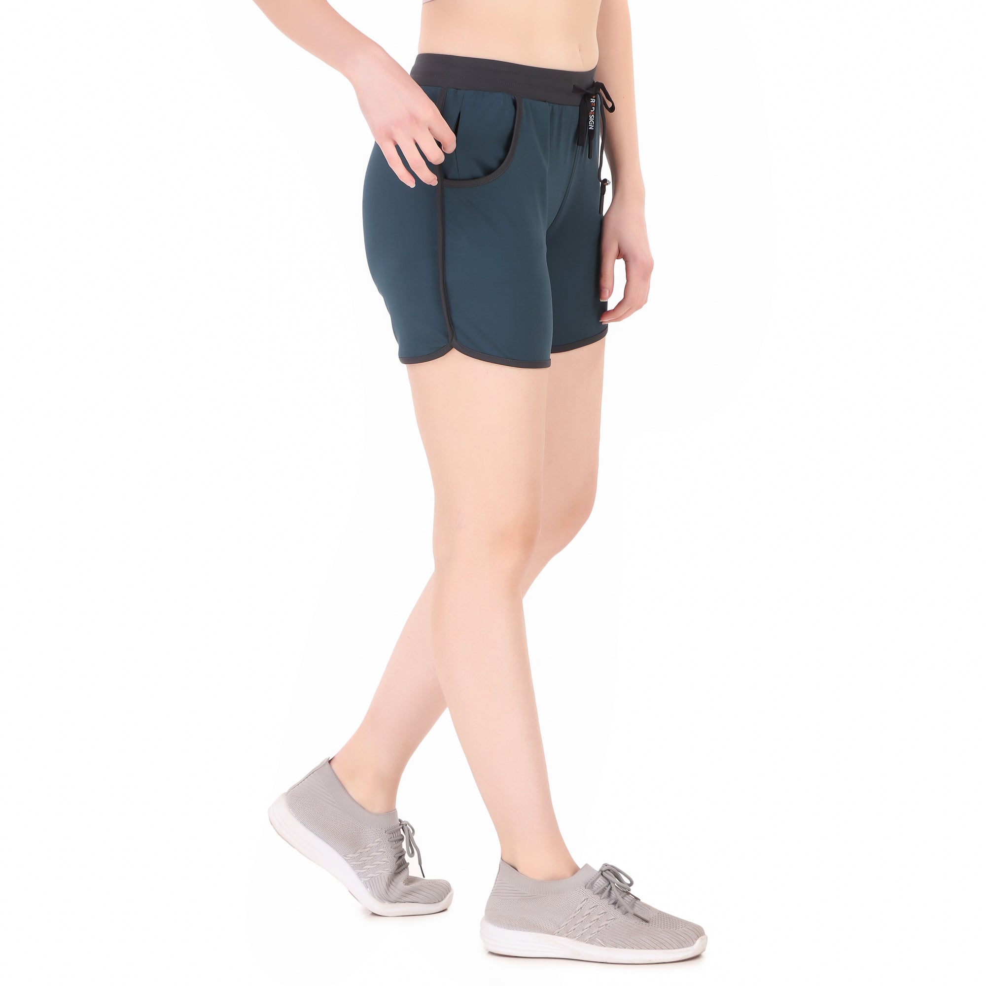 Gym & Running Shorts For Women (Teal)