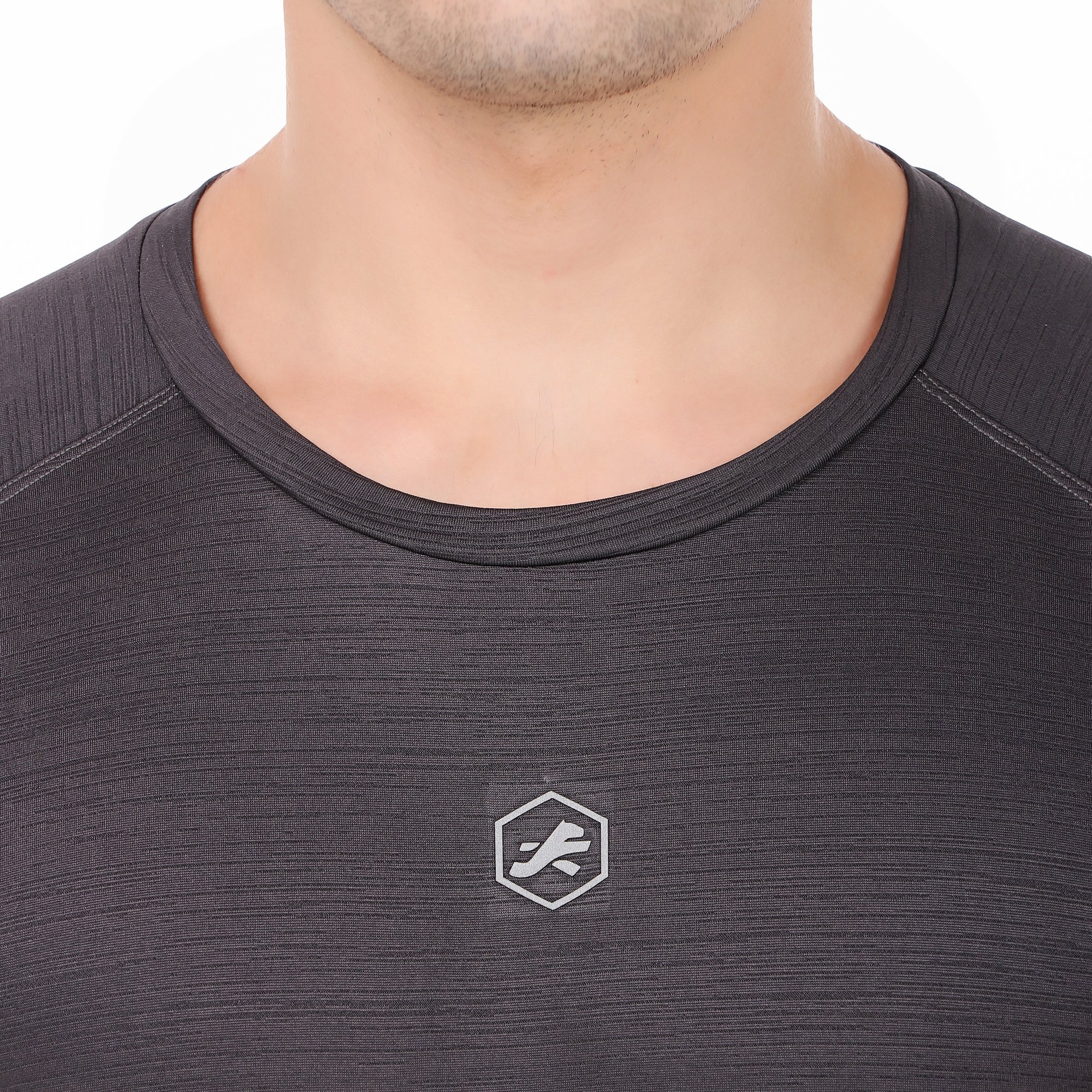 Performance Iconic Tshirt For Men FS (Anchor Grey)