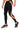Nylon Compression Pant and Full Tights For Men (BLACK/ORANGE)