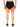 Men's DC Polyester Compression Shorts (Black/Orange)