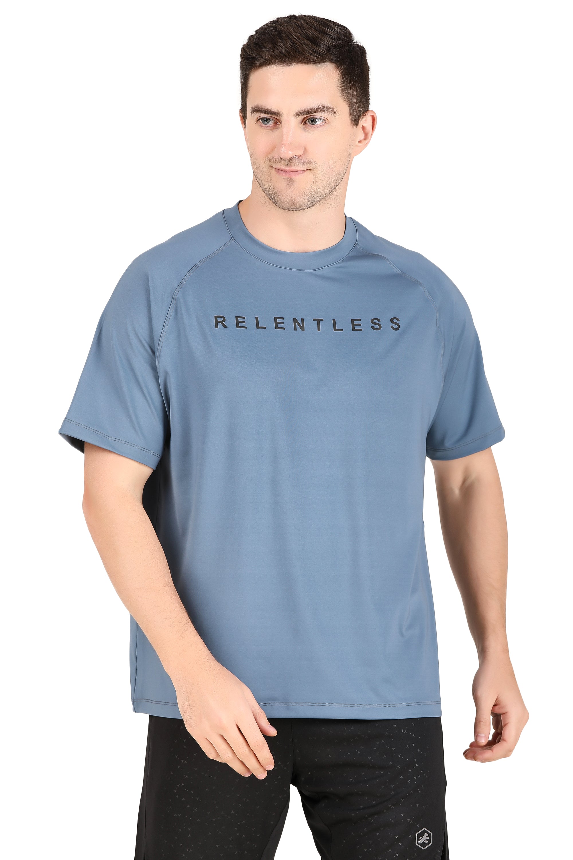 Men's Oversize Sportswear Tshirt (Slate Blue)