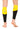 Nylon Compression Calf Sleeves (Black/Yellow)