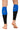 Nylon Compression Calf Sleeves (Black/Royal Blue)