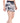 Gym & Running Shorts For Women (White Printed)