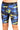 Men's Polyester Compression Shorts (Blue Camo)