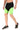 Men's DC Polyester Compression Shorts (Black/Neon Green)