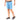 Nylon Compression Shorts and Half Tights For Men (Sky Blue)