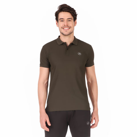 HC Quick Dry Polo Collar Tshirt For Men (Olive)