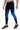 Nylon PB Series Compression Pant and Full Tights For Men (Black/Royal)