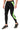 Nylon Compression Pant and Full Tights For Men (BLACK/NEON GREEN)