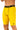 Men's Nylon Compression Shorts and Half Tights (Yellow)