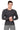 Nylon Compression Tshirt Full Sleeve Tights For Men (Dark Grey)