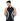 Nylon DC Compression Tshirt Cutsleeves Tights For Men (Black/Aqua)