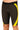 Men's Nylon DC Curve Compression Shorts and Half Tights For Men (Green/Yellow)