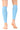 Nylon Compression Calf Sleeves (Aqua Blue)