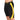 Nylon DC Curve Compression Shorts and Half Tights For Men (BLACK/YELLOW)