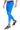 Men's Nylon Reflective Compression Pant (Royal Blue)