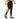 Nylon Compression Pant and Full Tights For Men (BLACK/YELLOW)