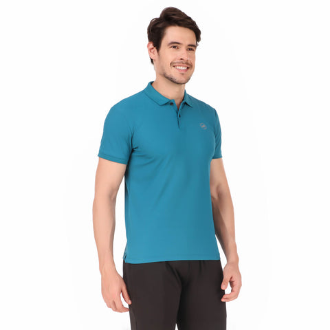 HC Quick Dry Polo Collar Tshirt For Men (Teal)