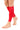 Nylon Compression Calf Sleeves (Red)