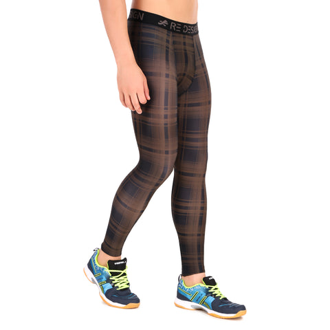 Nylon Compression Pant and Full Tights For Men (PLADE)