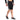 Nylon DC Curve Compression Shorts and Half Tights For Men (BLACK/L.GREY)