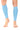 Nylon Compression Calf Sleeves (Aqua Blue)