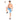 Nylon Compression Shorts and Half Tights For Men (Sky Blue)