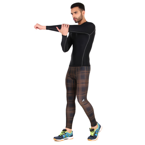 Nylon Compression Pant and Full Tights For Men (PLADE)