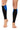 Nylon Compression Calf Sleeves (Black/Royal Blue)