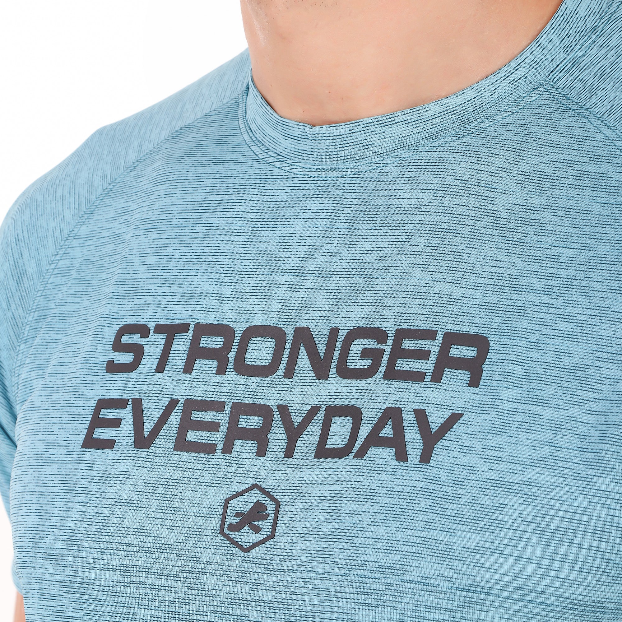 Stronger Everyday Tshirt For Men (Teal)
