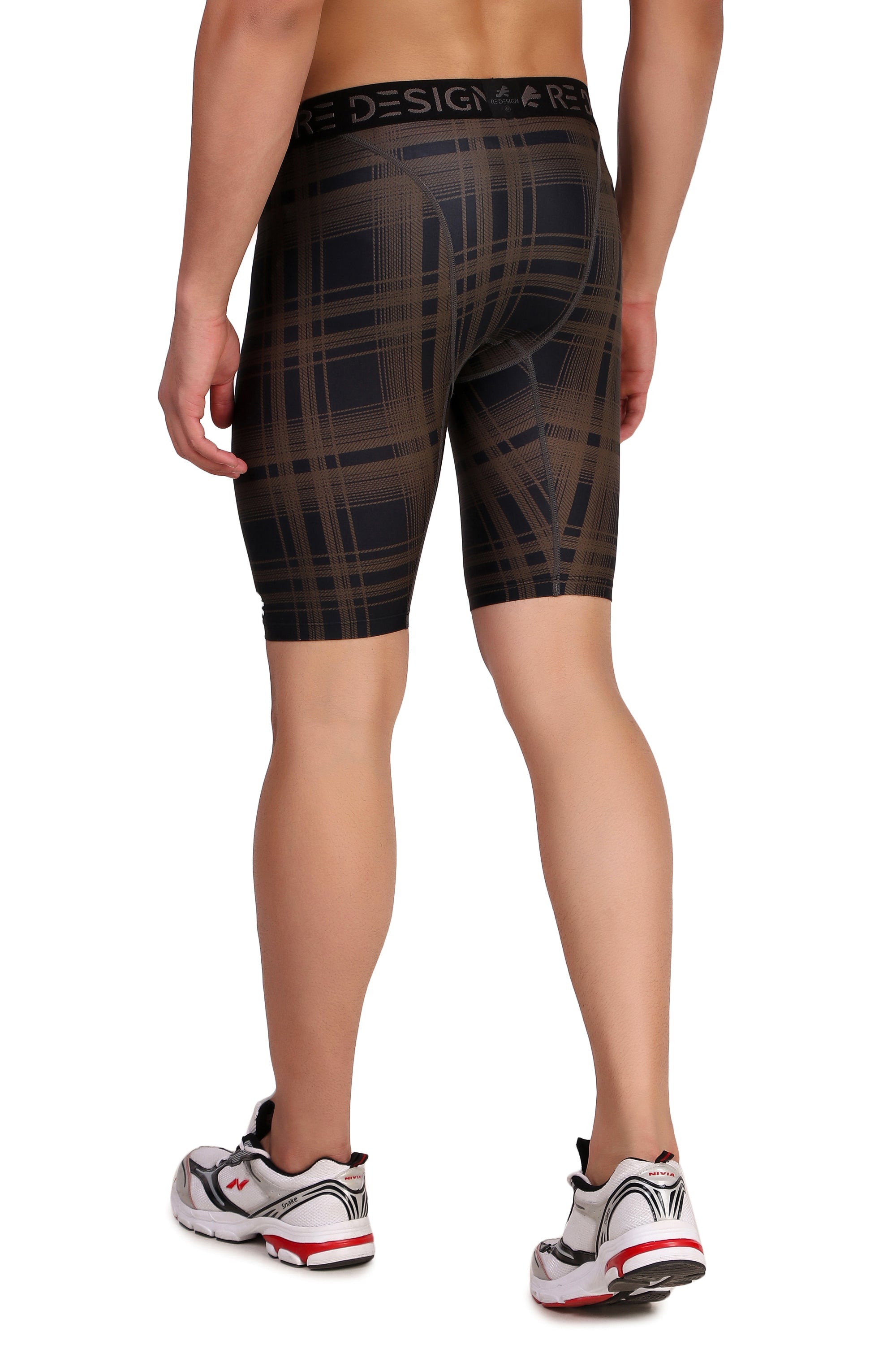 Men's Nylon Compression Shorts and Half Tights (Plade)
