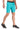 Men's Polyester Compression Shorts (Coral Green)