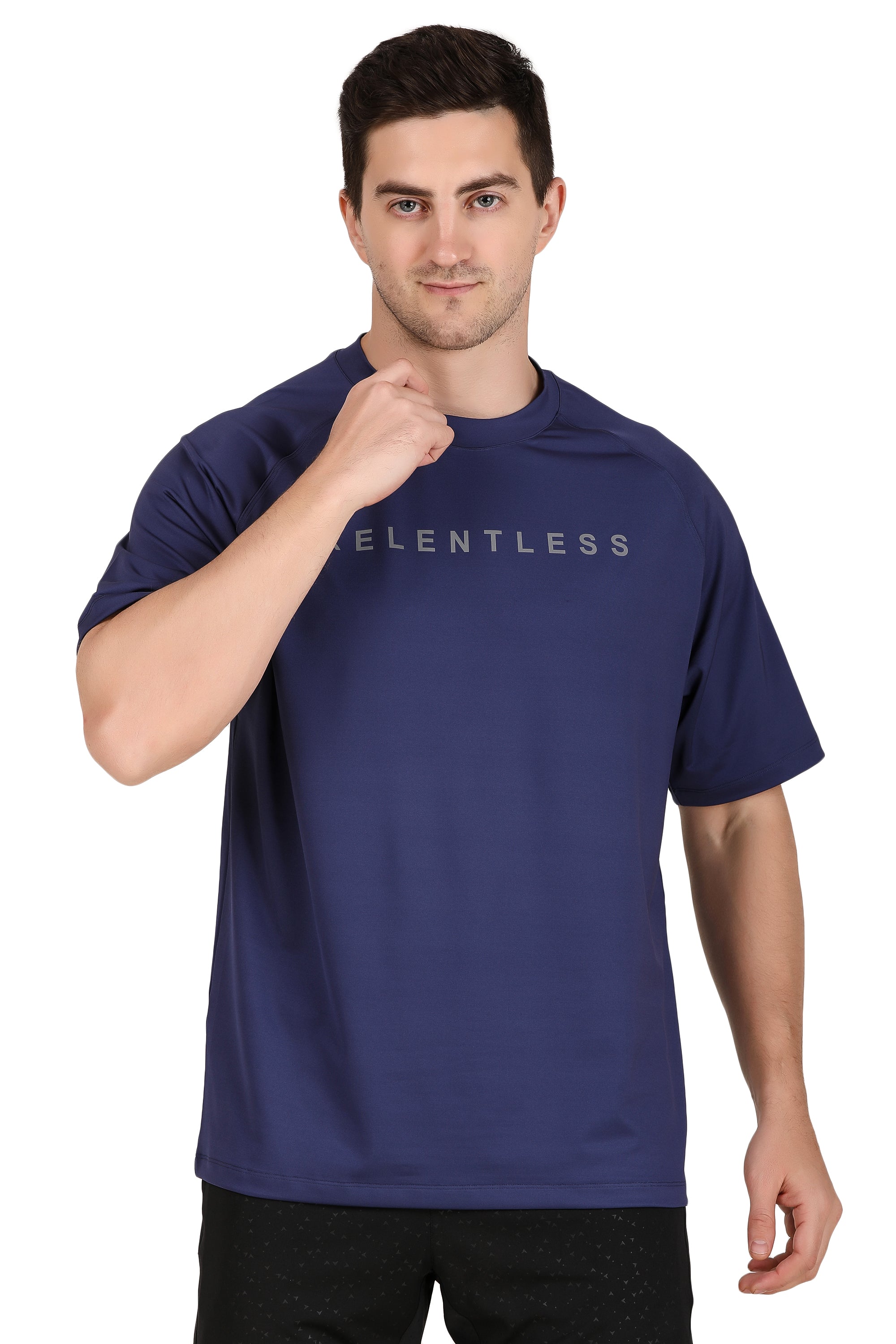 Men's Oversize Sportswear Tshirt (Blue Blood)
