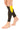 Nylon Compression Calf Sleeves (Yellow/Military Green)