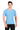 Nylon Compression Tshirt Half Sleeve Tights For Men (Sky Blue)