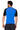 Nylon Compression Tshirt Half Sleeve Tights For Men (Royal Blue/Black)