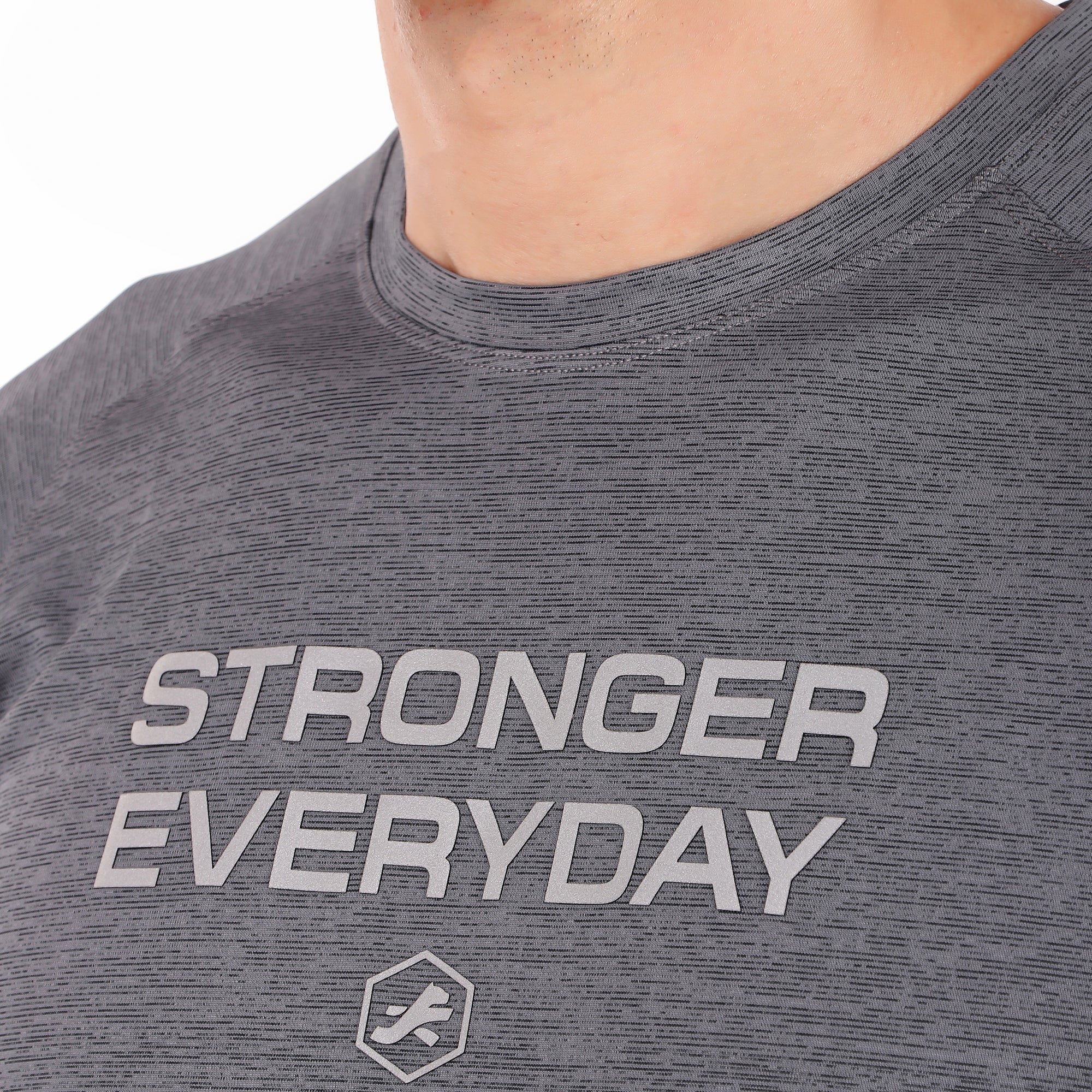 Stronger Everyday Tshirt For Men (Dark Anthra)