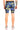 Men's Polyester Compression Shorts (Blue Camo)