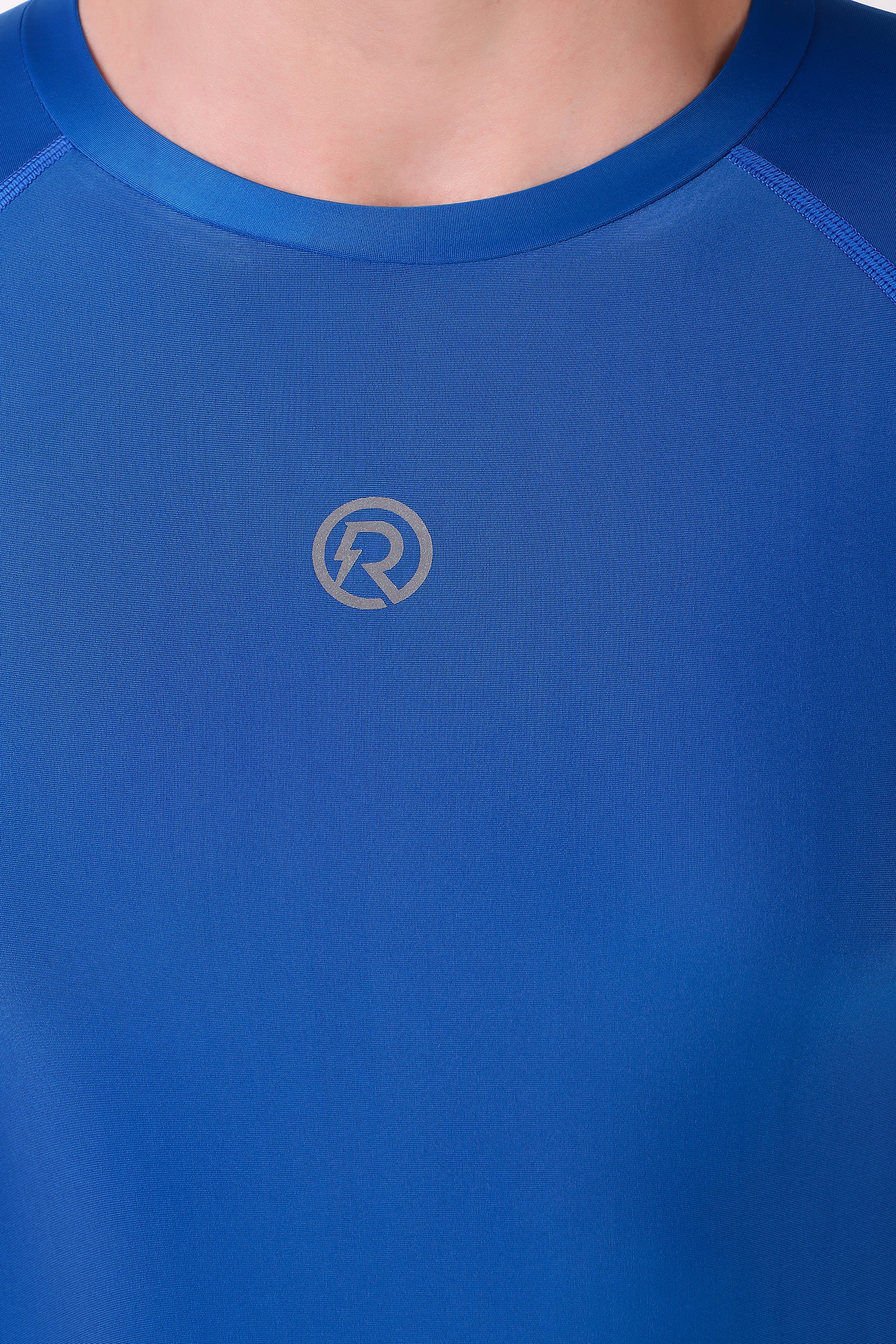 Men's Polyester Compression Tshirt Full Sleeve (Royal Blue