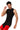 Nylon Compression Tshirt Cutsleeves Tights For Men (Black)