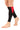 Nylon Compression Calf Sleeves (Black/Red)