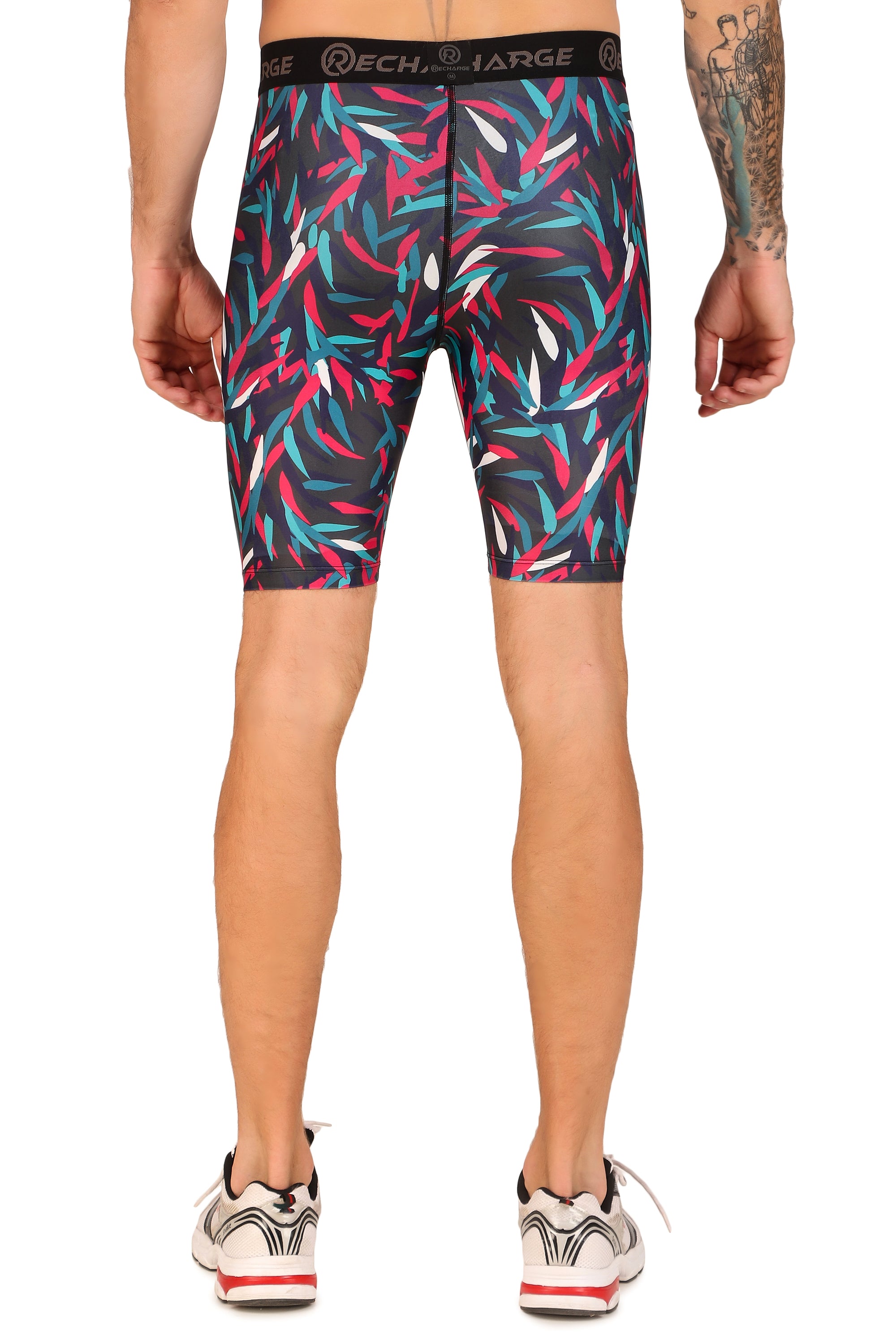 Men's Polyester Compression Shorts (Picasso)