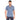 Performance Polo Zip Collar Tshirt For Men (Skimmed Blue)