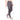 Color-block Legging/Tights For Women (Grey Melange)